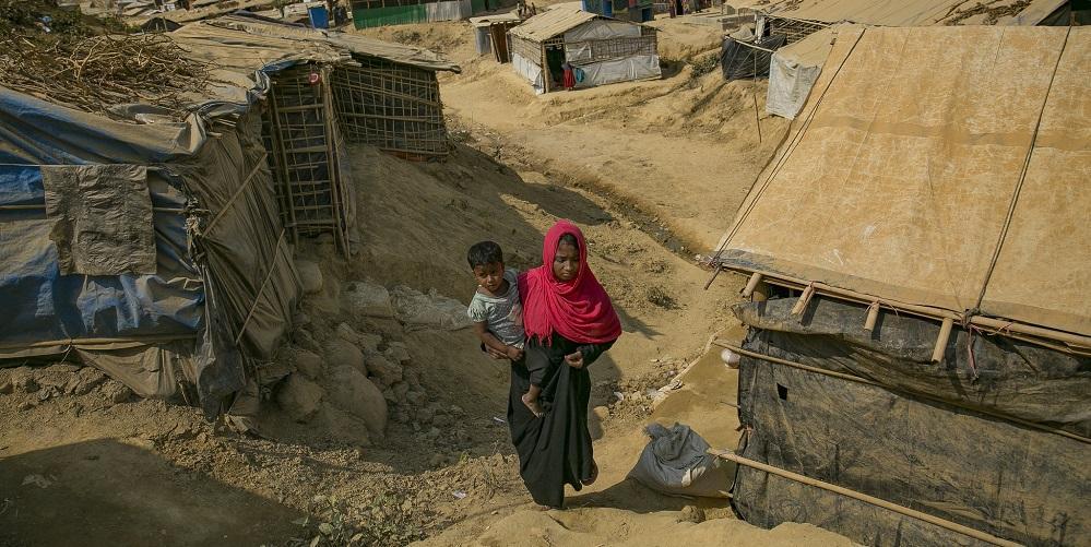 Pelätty monsuunikausi alkoi pakolaisleirillä Bangladeshissa